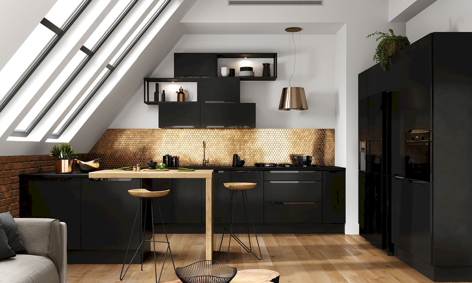 Modna kuchnia: styl loft dla fanów nowoczesnego designu