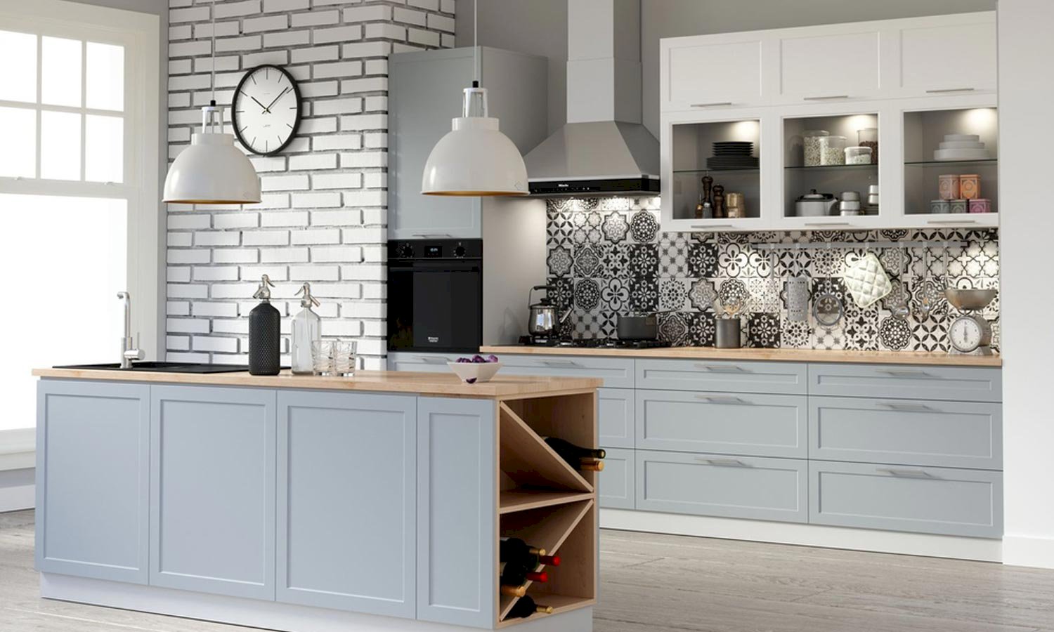 Półki w kuchni – jak rozplanować układ pomieszczenia?