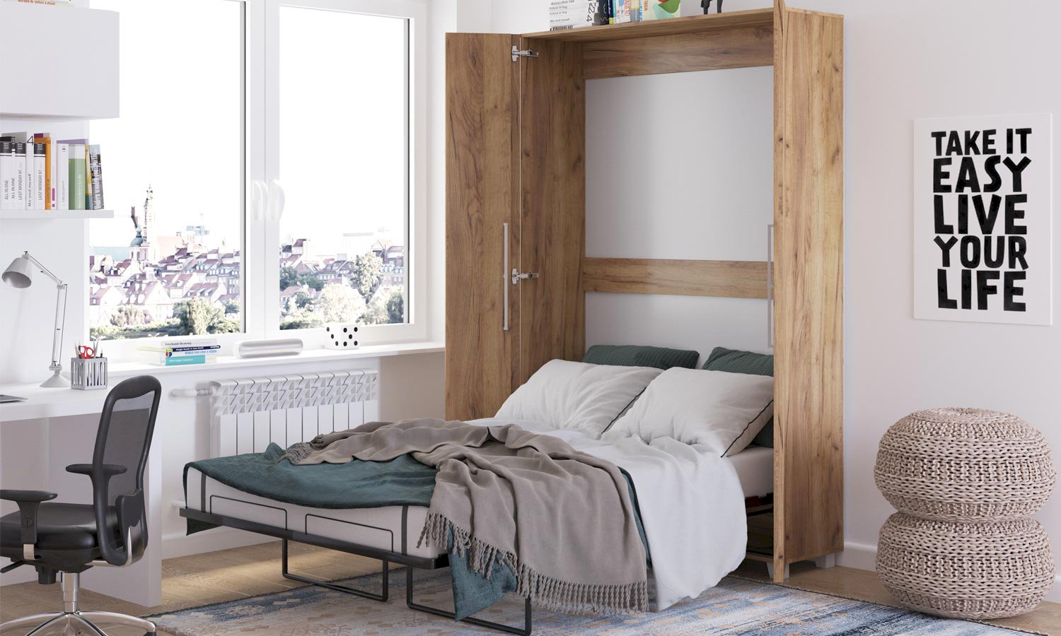 Chowane łóżko – przestrzeń wykorzystana optymalnie!