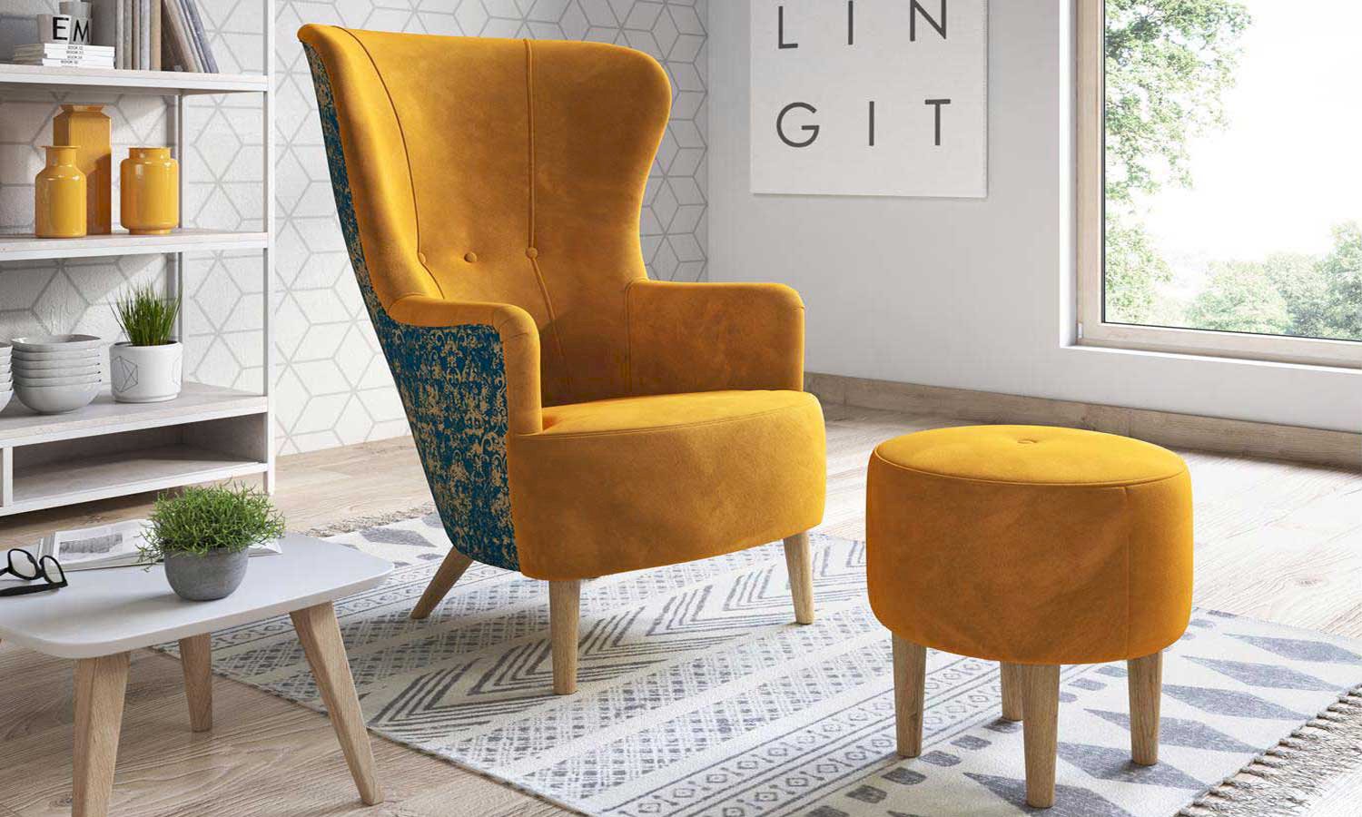 Krzesła uszaki – kultowe meble w Twoim mieszkaniu