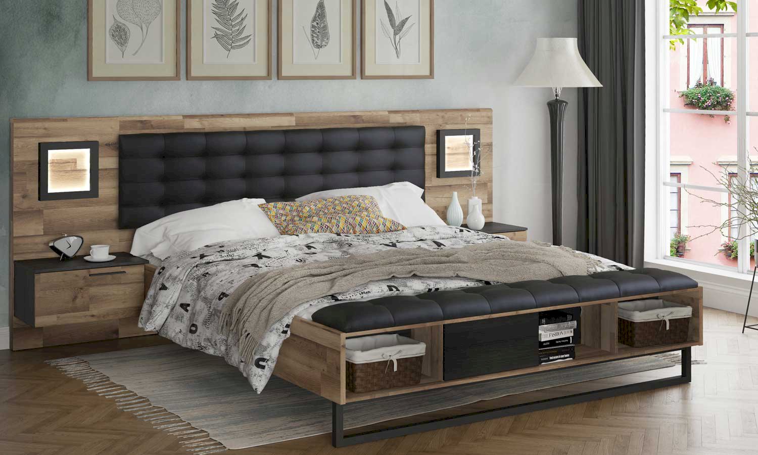 Łóżka sypialniane pikowane – stylowe meble na dobranoc