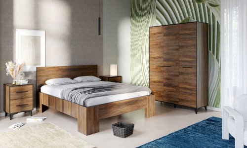Meble do sypialni Frida Shirin Walnut