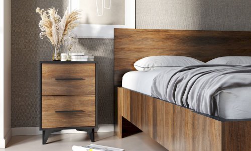 Meble do sypialni Frida Shirin Walnut