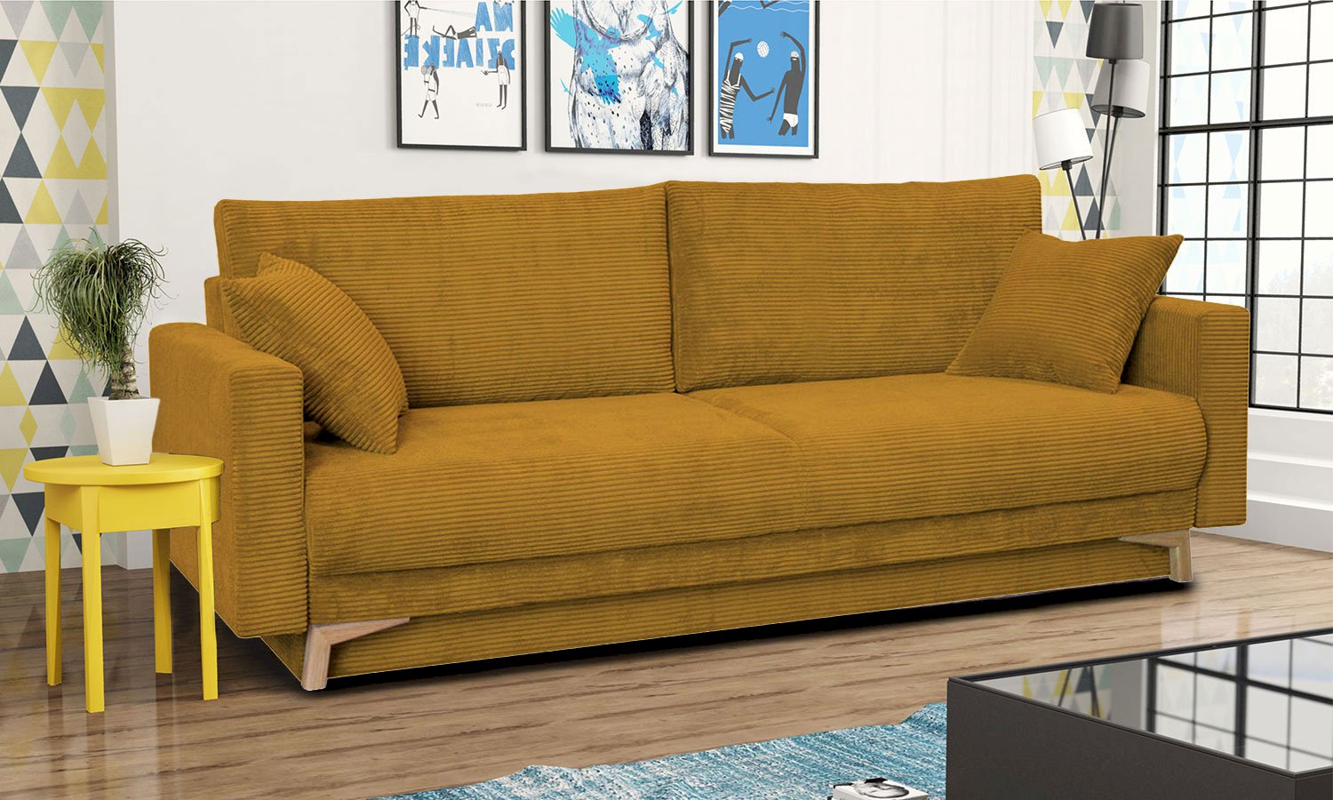 Wygodna sofa do pokoju Modena