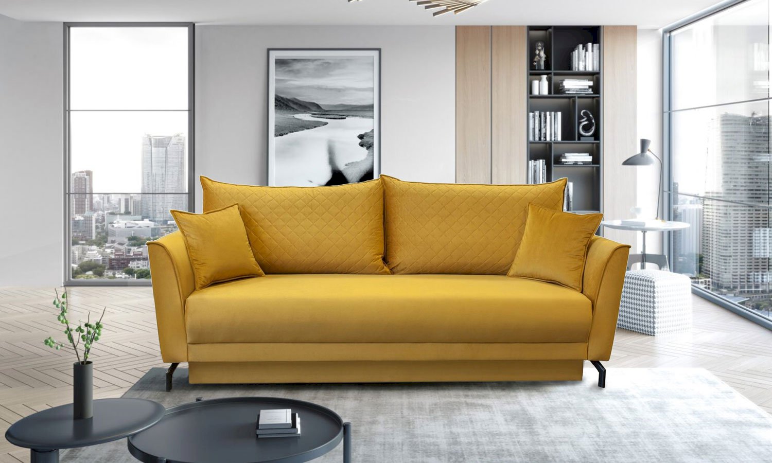 Welurowa sofa do salonu Venezia