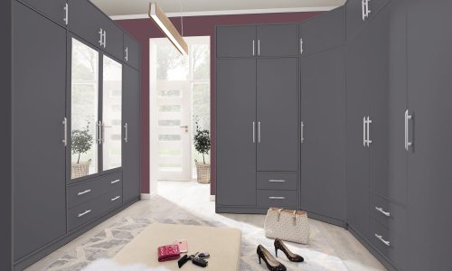 Meble do sypialni Smart System (antracyt)