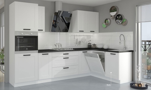Meble kuchenne Luna WH/WH (Stolarz)