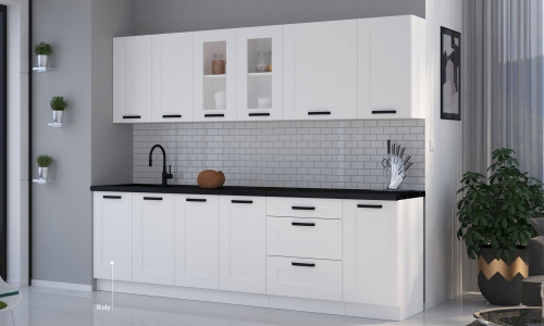 Meble kuchenne Luna WH/WH (Stolarz)
