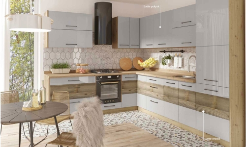 Meble do kuchni Infinity Latte Wood
