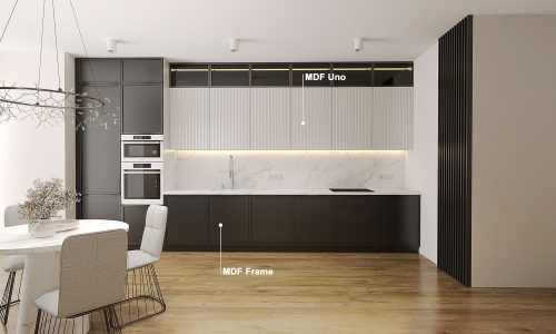 Meble kuchenne MDF Frame - zmontowane, pł. 18mm