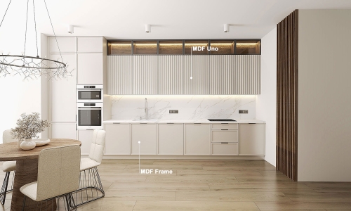 Meble kuchenne MDF Frame - zmontowane, pł. 18mm