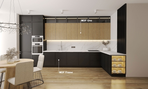 Meble kuchenne MDF Frame - zmontowane, pł. 18mm