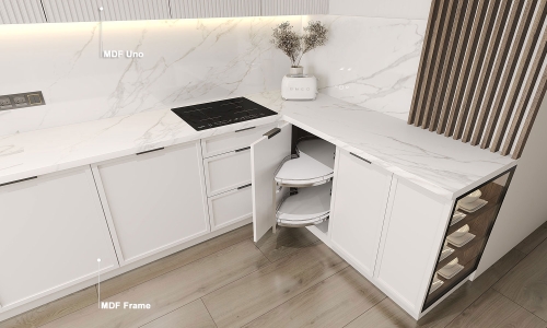 Meble kuchenne MDF Frame - zmontowane, pł. 18mm
