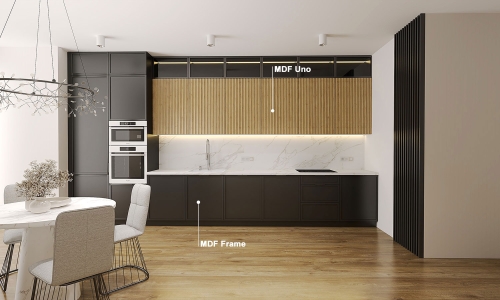 Meble kuchenne MDF Uno - zmontowane, pł. 18mm