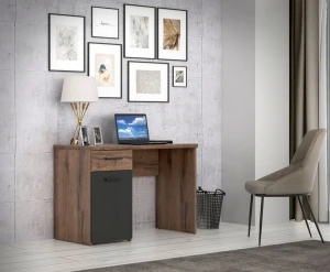 Ciemne dębowe biurko Tokio TOKB211-N09 Meble Forte 3