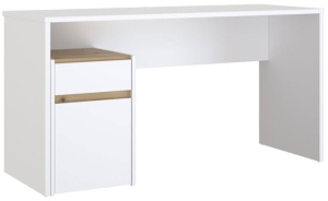 Szerokie białe biurko 140 cm Modultrick MDUB112-M961
