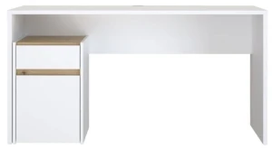Szerokie białe biurko 140 cm Modultrick MDUB112-M961 Meble Forte 6