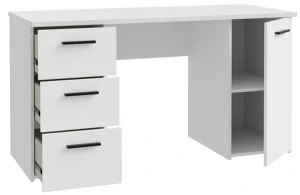 Nowoczesne białe biurko NET106 MT311-120 Meble Forte 2