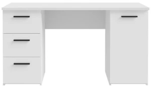 Nowoczesne białe biurko NET106 MT311-120 Meble Forte 6