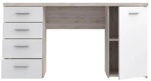 Jasne biurko do pokoju NET106 MT926-T19 Meble Forte 6