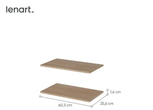 Duża półka do komody Easy EA-04 Lenart Meble 3