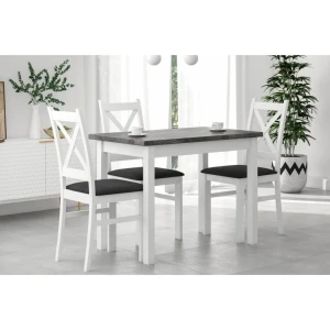 Stół (beton/biały) 70x100 Furnitex 3