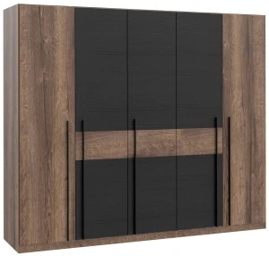 Szafa ubraniowa szeroka 260 cm Bellevue BLQS951B-N09 Meble Forte 1