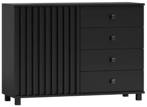 Komoda w stylu loft Onyx OX-4S1D