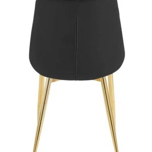 Krzesło velvet (czarne) / złote nogi Furnitex 3