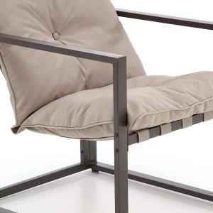 SHARK zestaw ogrodowy ( sofa + fotel 2x + ława ), ciemny brąz / cappuccino Halmar 17