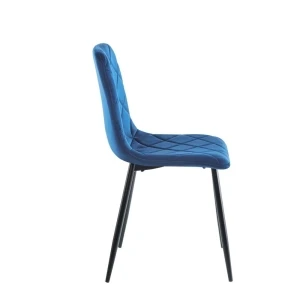 Krzesło velvet (niebieskie) Furnitex 3