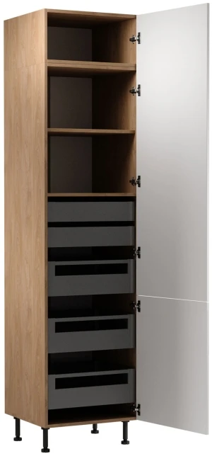 60 dolna słupek, pięć szuflad wewnętrznych wys. 247 cm Gała Meble 4