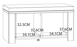 Ławeczka tapicerowana Chisbury BHLD021-M482 Meble Forte 4