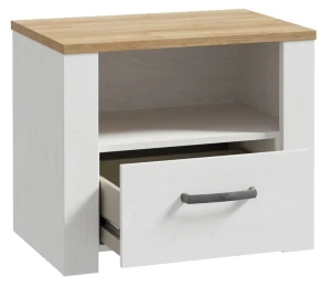 Szafka nocna w jasnym dekorze Chisbury BHLK011-M482 Meble Forte 2