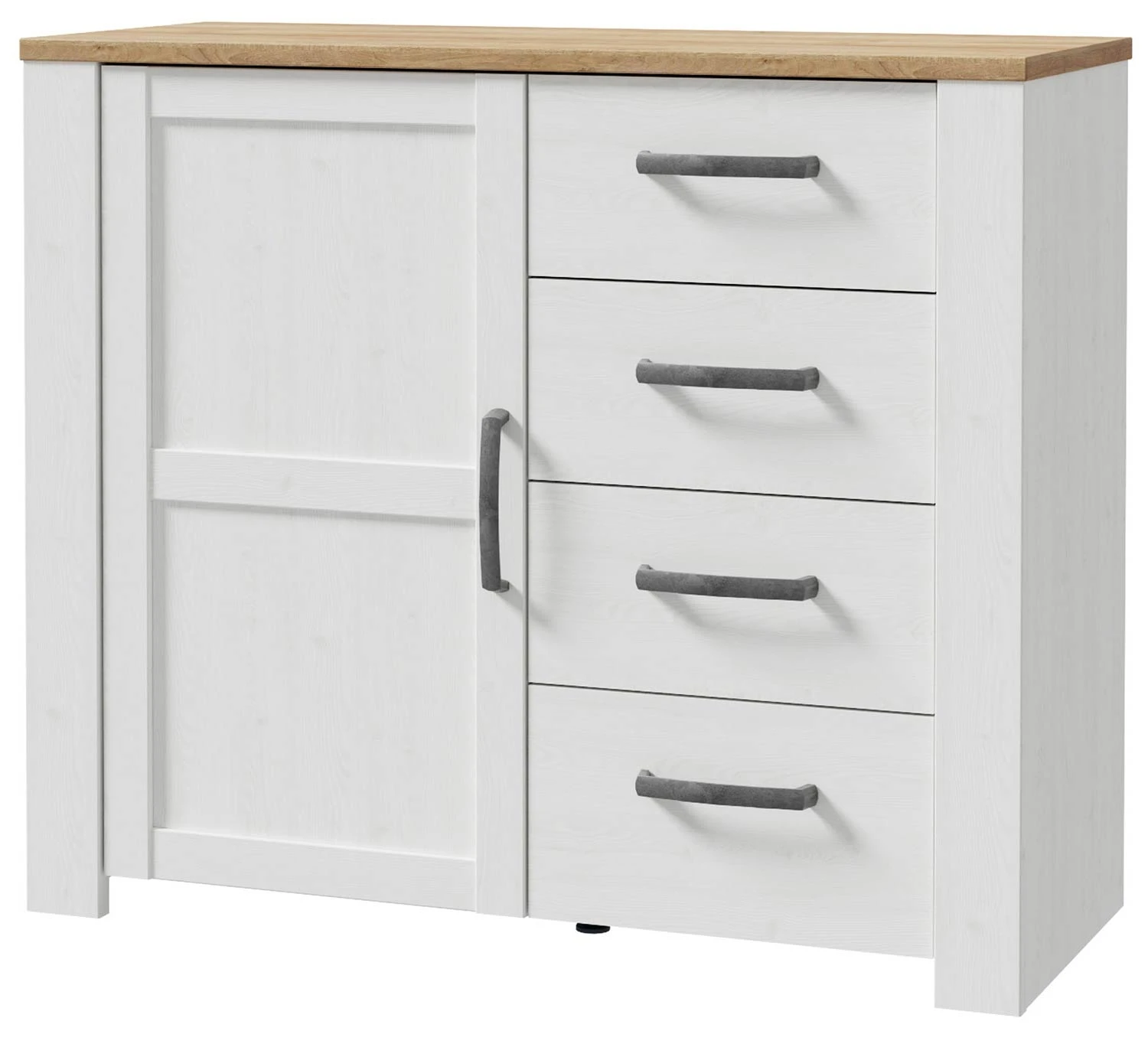 Jasna komoda do salonu Chisbury BHLK222-M482 lewa Meble Forte