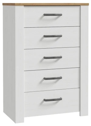 Wysoka komoda z szufladami Chisbury BHLK311-M482 Meble Forte 1