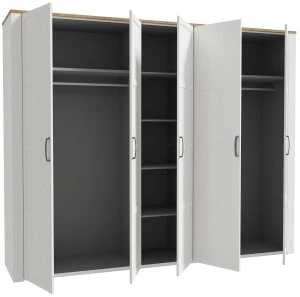 Wielka szafa na ubrania Chisbury BHLS951-M482 Meble Forte 2