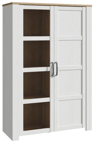 Witryna w stylu rustykalnym Chisbury BHLV621-M482 lewa Meble Forte 3