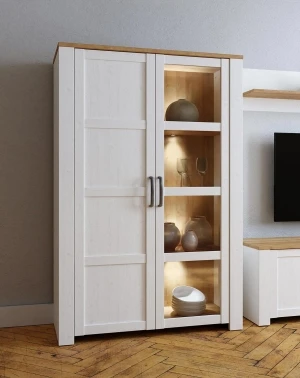 Witryna w stylu rustykalnym Chisbury BHLV621-M482 prawa Meble Forte 6
