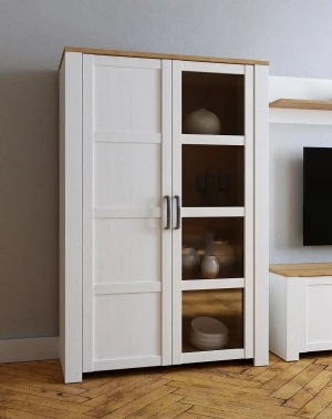 Witryna w stylu rustykalnym Chisbury BHLV621-M482 prawa Meble Forte 7