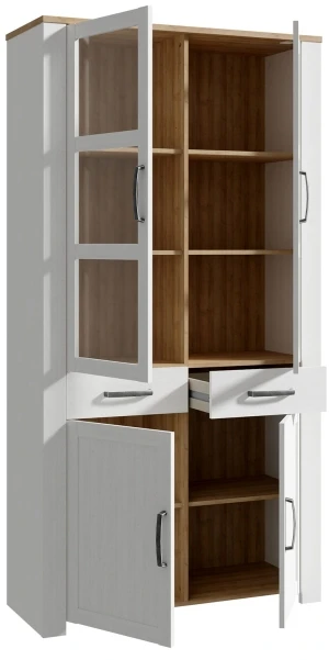 Witryna w stylu rustykalnym Chisbury BHLV822-M482 Meble Forte 2