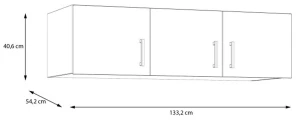 Nadstawka na szafę Econobox 2 ECBN031-120 Meble Forte 3