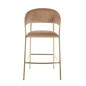 Hoker velvet cappuccino (złoty stelaż) Furnitex 2