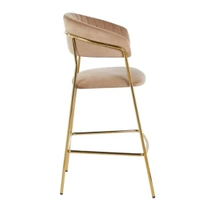 Hoker velvet cappuccino (złoty stelaż) Furnitex 3