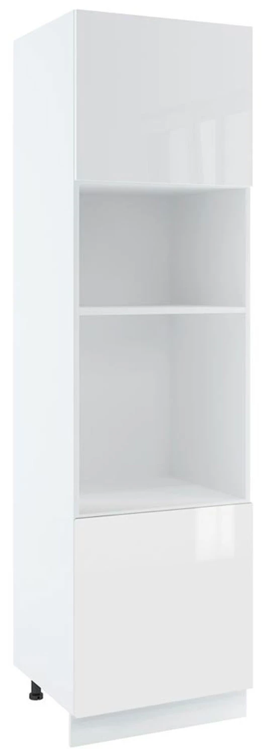 60 dolna słupek zabudowa piekarnika zlicowanego z linią blatu i mikrofalówki wys. 213.7 cm Layman