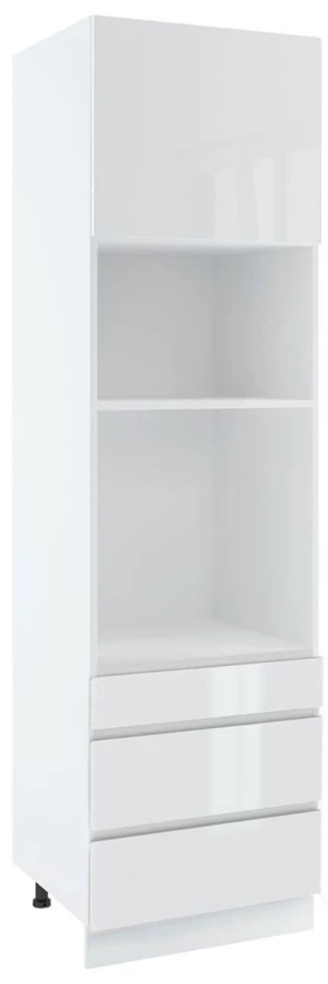 60 dolna słupek zabudowa piekarnika zlicowanego z linią blatu i mikrofalówki, 3 szuflady wys. 235.7 cm Layman 1