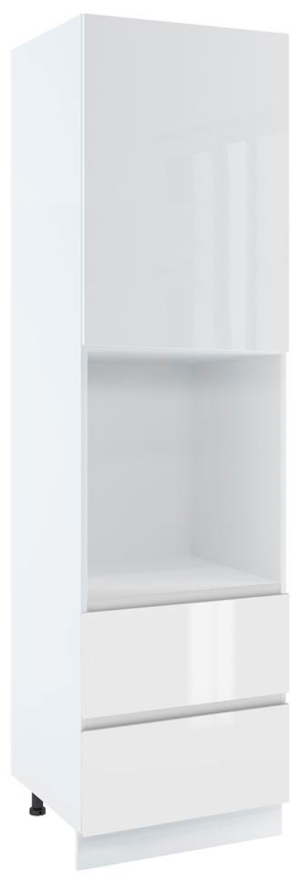 60 dolna słupek zabudowa piekarnika kompaktowego, 2 szuflady wys. 213.7 cm