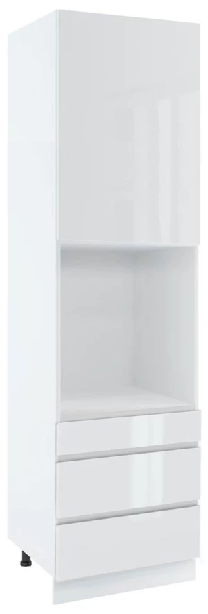 60 dolna słupek zabudowa piekarnika kompaktowego, 3 szuflady wys. 213.7 cm Layman 1