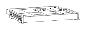 Organizer na biżuterie do szafy Sophistispace SSQC451-949 Meble Forte 4
