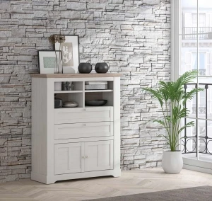 Wysoka komoda prowansalska Iloppa TIQK425-J99 Meble Forte 5